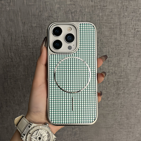 Dopamine Checkered MagSafe iPhone Case