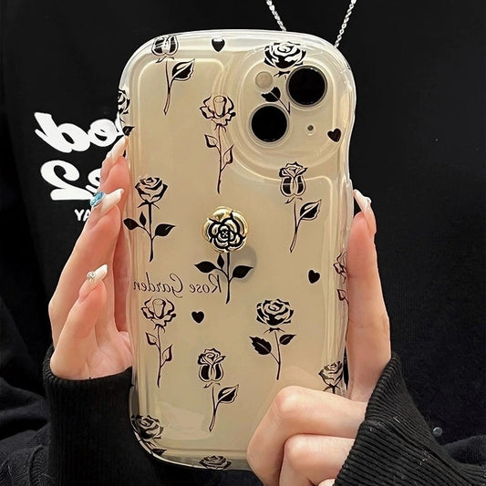 Vintage Rose Garden iPhone Case