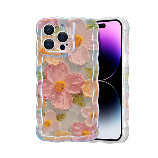 Oil Painting Flower iPhone Case