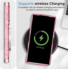 Samsung Electroplate Heart Magnetic Case