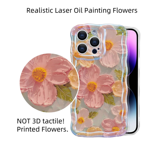 Oil Painting Flower iPhone Case