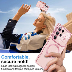 Samsung Electroplate Heart Magnetic Case