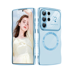 Samsung Electroplate Heart Magnetic Case