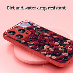 Full Screen Rose Bush iPhone Case