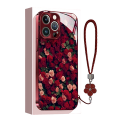 Full Screen Rose Bush iPhone Case