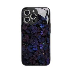 Starry Night Flowers Dark Style iPhone Case