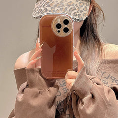 Gradient blush smudged iPhone case
