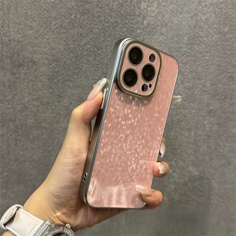 Diamond Sequin Laser Eyeglass Bracket iPhone Case