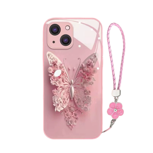 Mirror Flying Butterfly iPhone Case