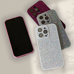 Sparkling all-diamond multi-color iPhone case