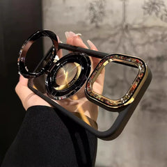 Colorful Glazed Camera Frame Magnetic iPhone Case