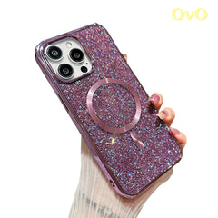 Flash Diamond Plating Magnetic iPhone Case