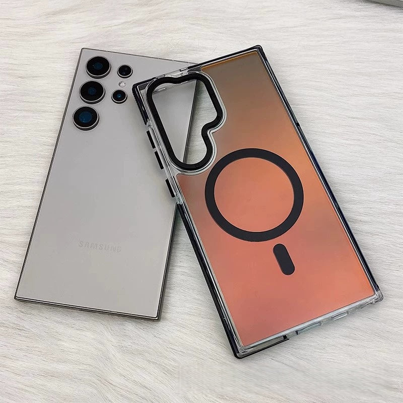 Metal Bezel Colorful Magnetic Samsung Case