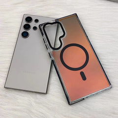 Metal Bezel Colorful Magnetic Samsung Case