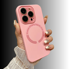 MagSafe Liquid Silicone Lens Guard iPhone Case