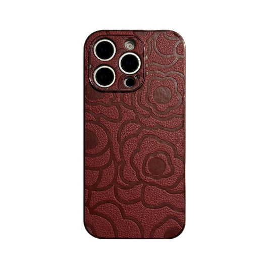 Electroplated Camellia iPhone Case