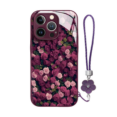Full Screen Rose Bush iPhone Case