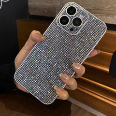 Sparkling all-diamond multi-color iPhone case