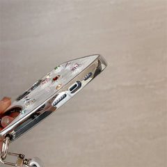Glitter diamond gemstone handbag iPhone case