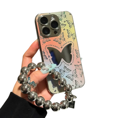 Colorful mirror butterfly iPhone case