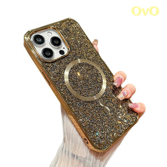 Flash Diamond Plating Magnetic iPhone Case
