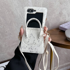 Snake Pattern Handbag Samsung Galaxy Z Flip Case