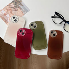 Gradient blush smudged iPhone case