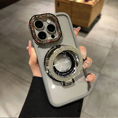 Colorful Glazed Camera Frame Magnetic iPhone Case