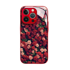 Full Screen Rose Bush iPhone Case