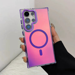 Metal Bezel Colorful Magnetic Samsung Case