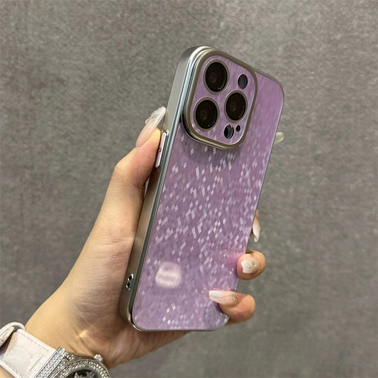 Diamond Sequin Laser Eyeglass Bracket iPhone Case
