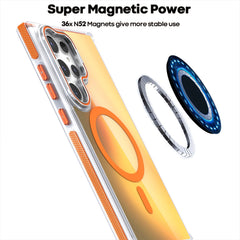Metal Bezel Colorful Magnetic Samsung Case