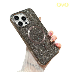 Flash Diamond Plating Magnetic iPhone Case