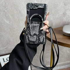 Snake Pattern Handbag Samsung Galaxy Z Flip Case