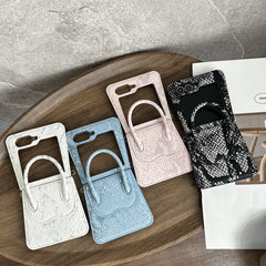 Snake Pattern Handbag Samsung Galaxy Z Flip Case