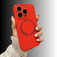 MagSafe Liquid Silicone Lens Guard iPhone Case
