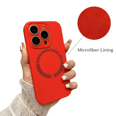 MagSafe Liquid Silicone Lens Guard iPhone Case