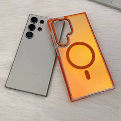 Metal Bezel Colorful Magnetic Samsung Case