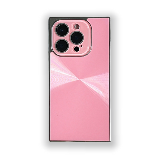 Square Aurora Shine Electroplated iPhone Case