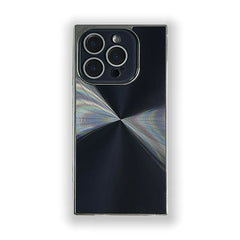 Square Aurora Shine Electroplated iPhone Case